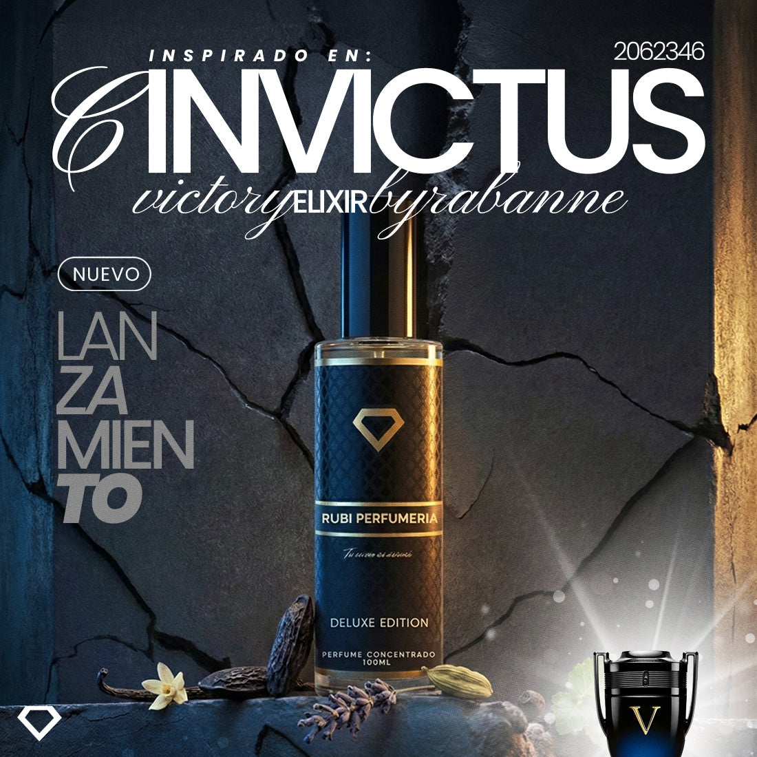 C0107 C INVICTUS VICTORY ELIXIR DUPE DE PACO RABANNE
