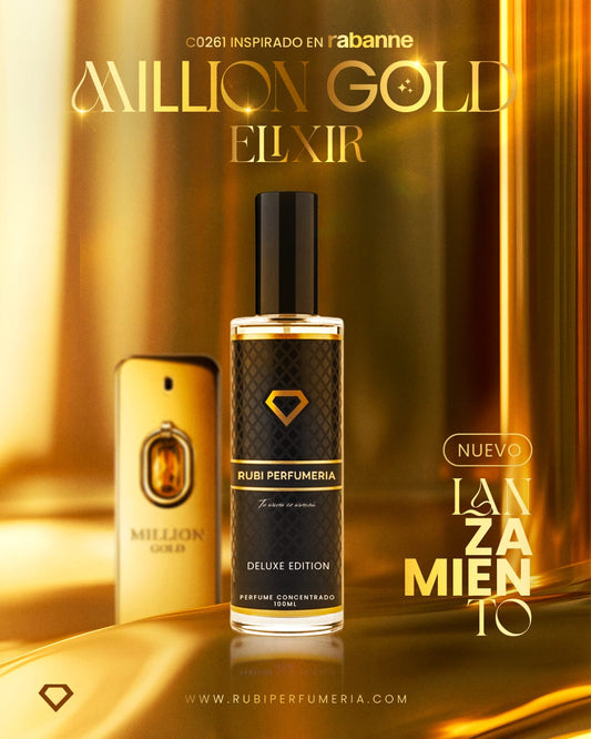 C0261 CMILLION GOLD ELIXIR DUPE  DE PACO RABANNE