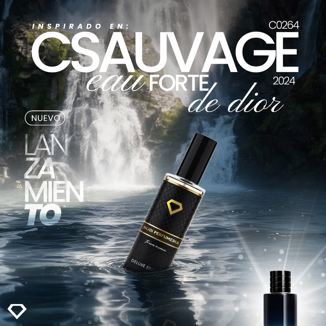 C0264 C SAUVAGE EAU FORTE DUPE DE DIOR