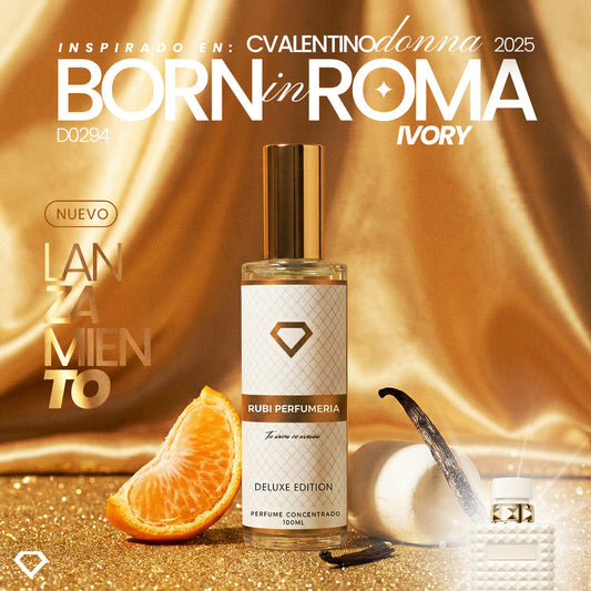 D0294 D DONNA BORN IN ROMA IVORY DUPE DE VALENTINO