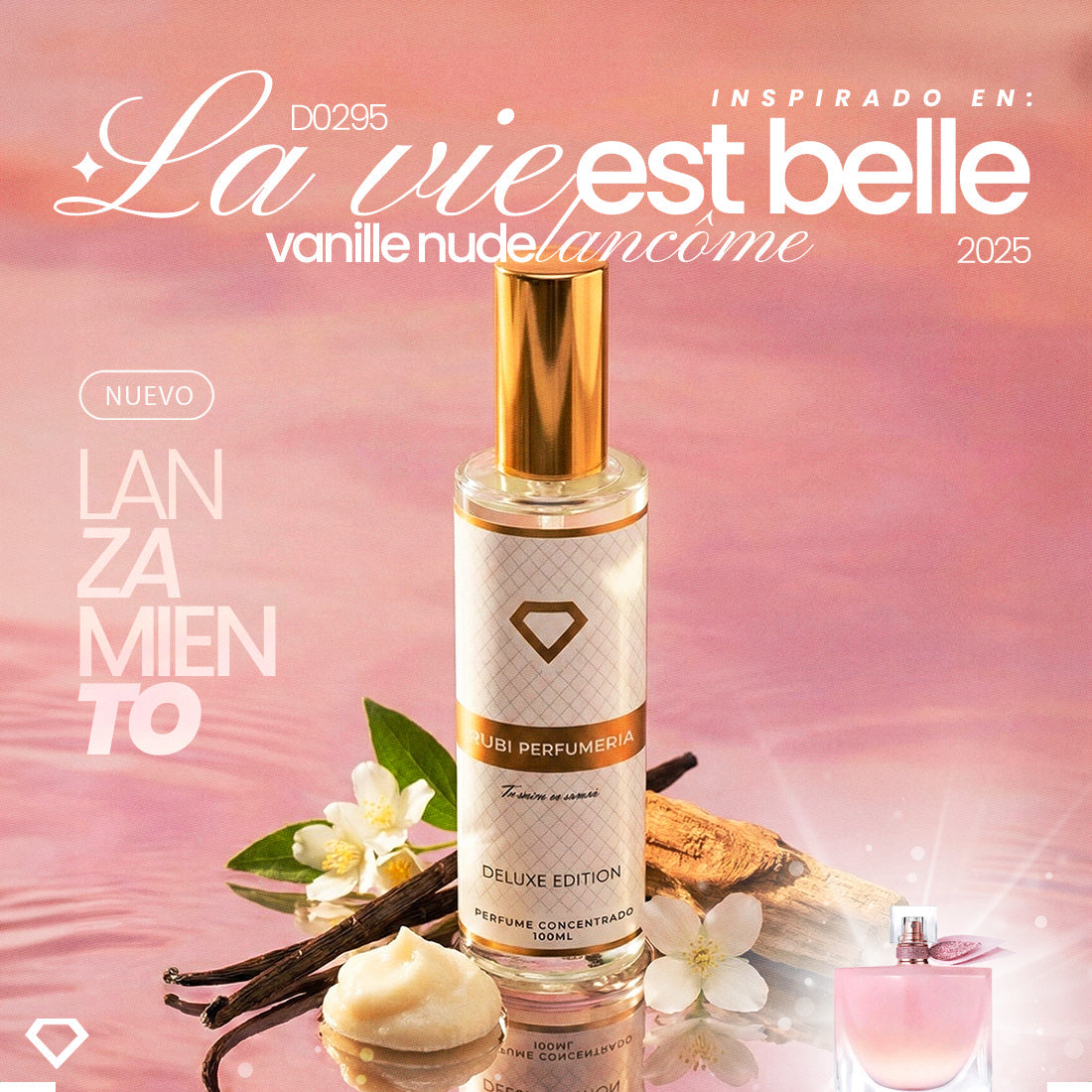 D0295 D LA VIE EST BELLE VANILLE NUDE DUPE DE LANCOME