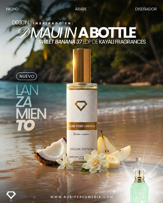 D MAUI IN A BOTTLE SWEET BANANA 37 EDP DUPE DE KAYALI FRAGRANCES